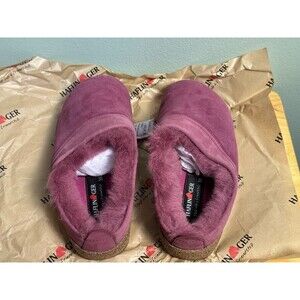HAFLINGER Snowbird Lambskin Leather Clog Unisex - Size 7 Women, 5 Men